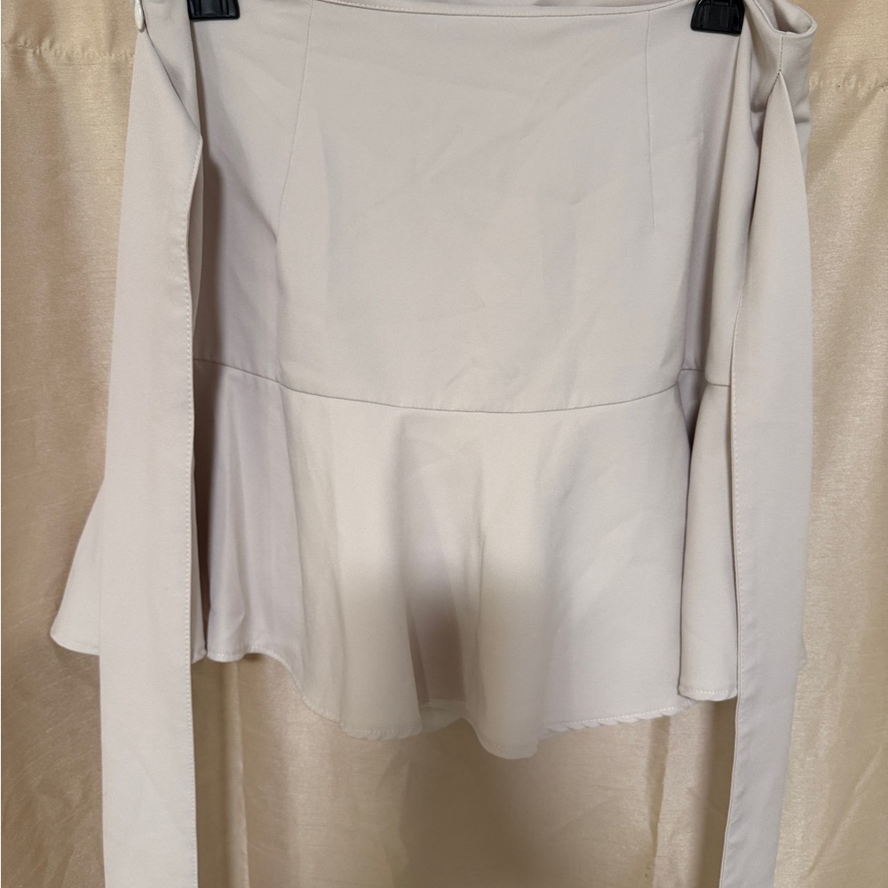 Zara Cream Mini Skirt